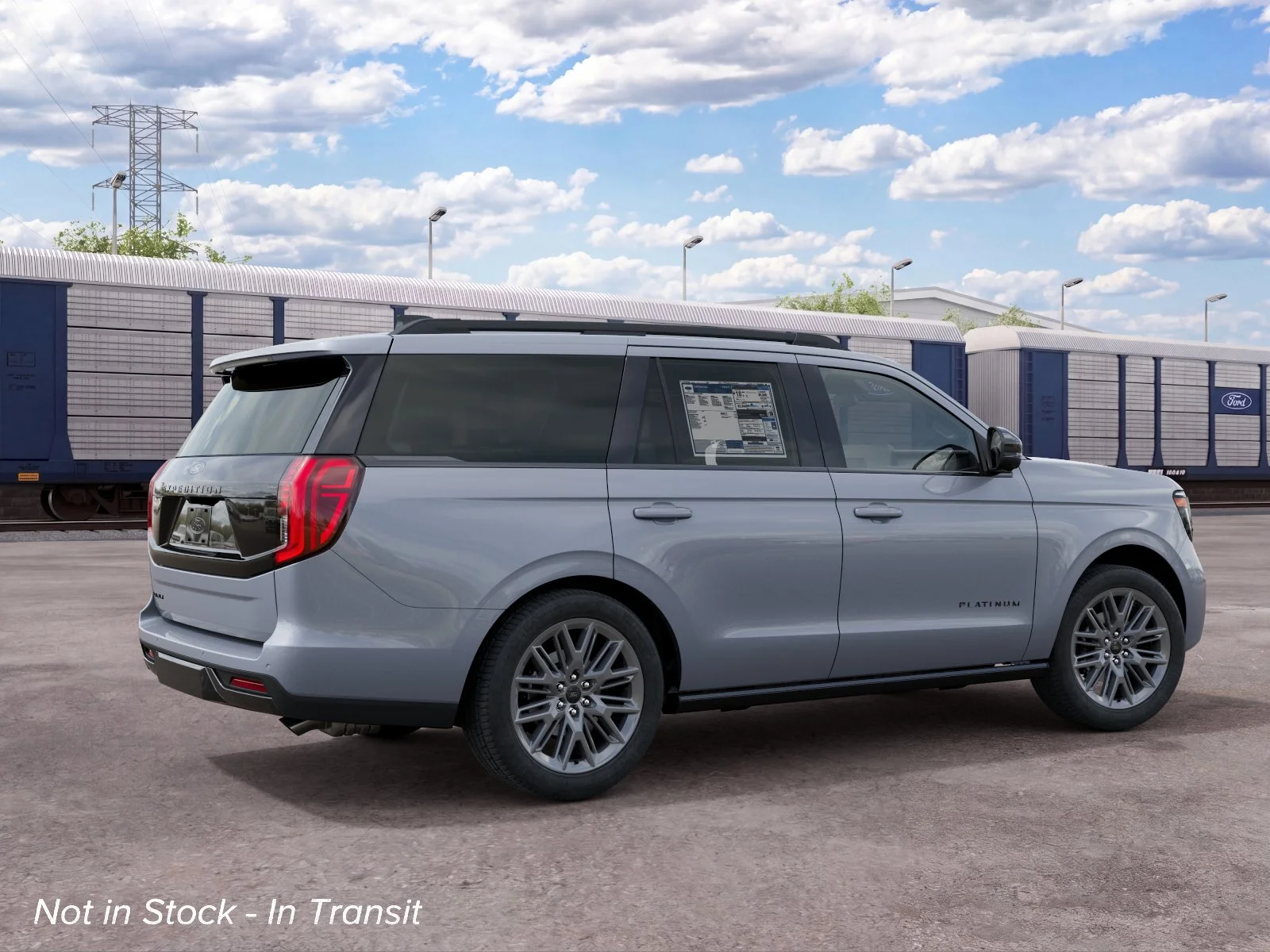 New 2027 Glacier Gray Metallic Tri-Coat Ford Platinum image 6