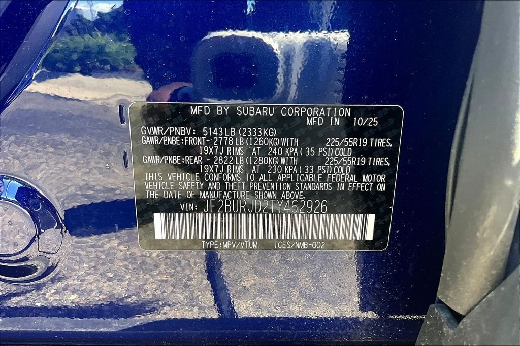 Used 2026 Blue Subaru Touring XT image 17