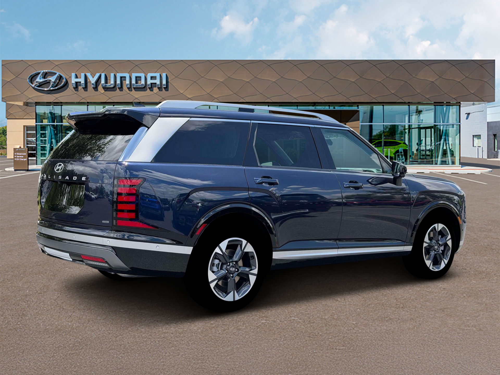 New 2026 Blue Hyundai Limited AWD image 8