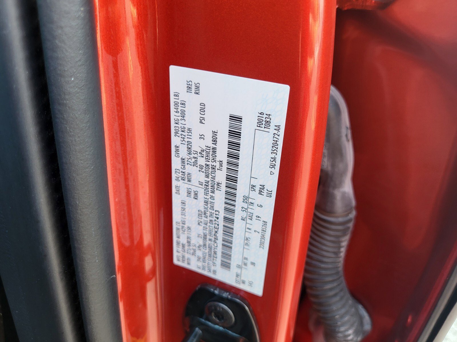 Used 2023 Hot Pepper Red Ford XL image 34