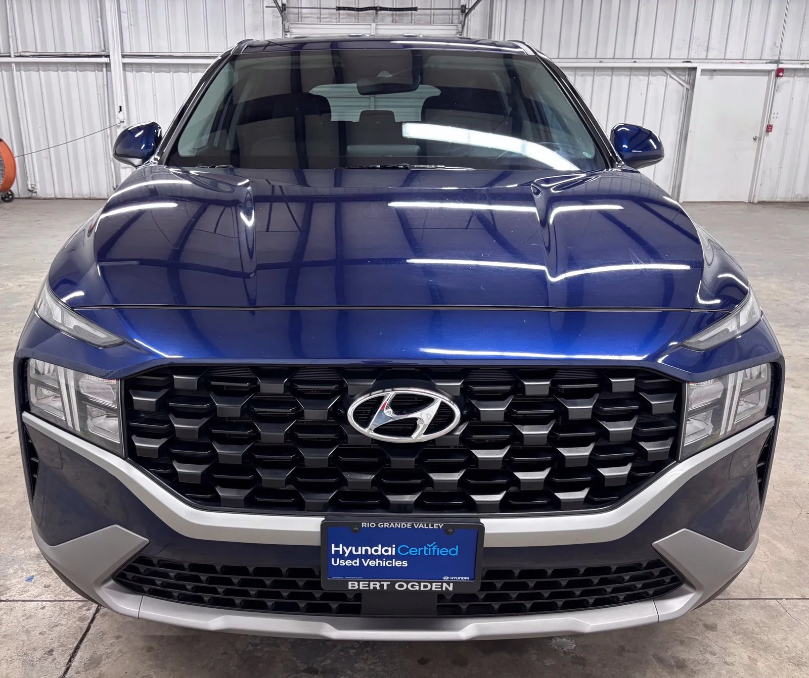 Certified Used 2023 Blue Hyundai SE image 2