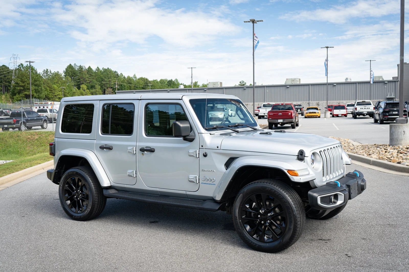 Used 2023 Silver Jeep Sahara 4xe image 12