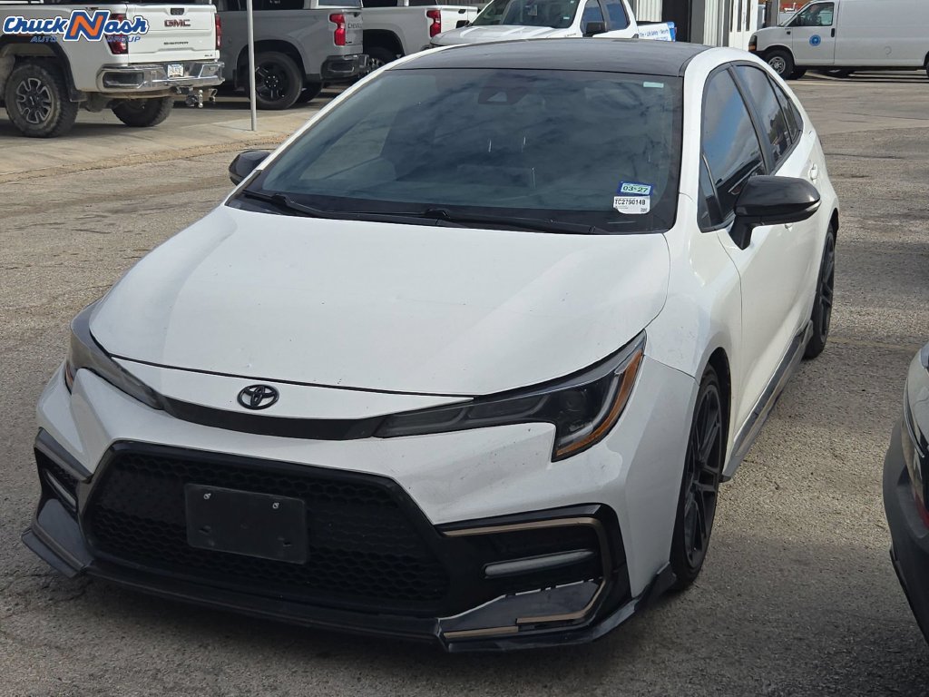 Used 2021 White Toyota SE Apex Edition image 3
