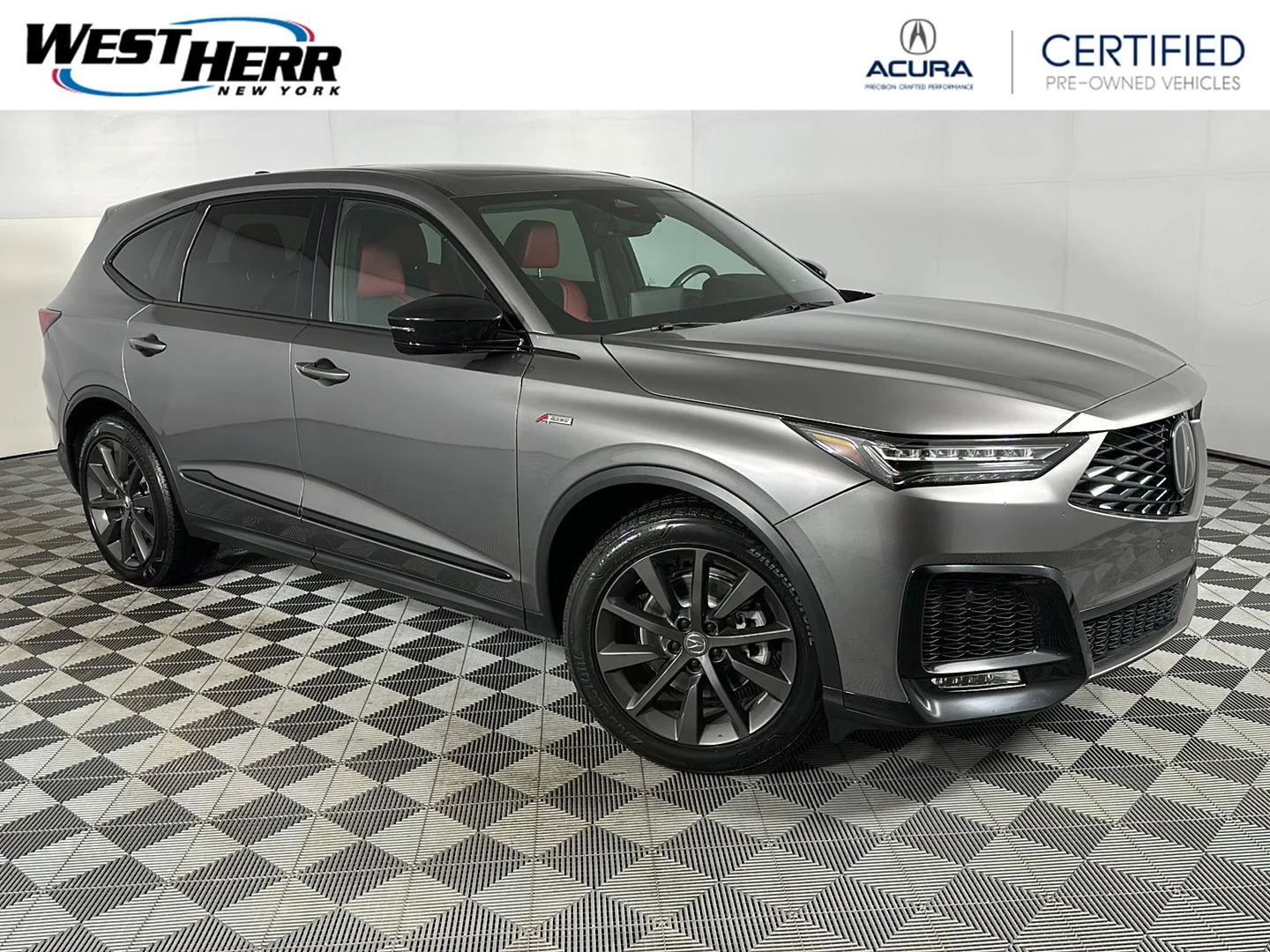 Certified Used 2025 Liquid Carbon Metallic Acura SH-AWD w/A-SPEC image 1