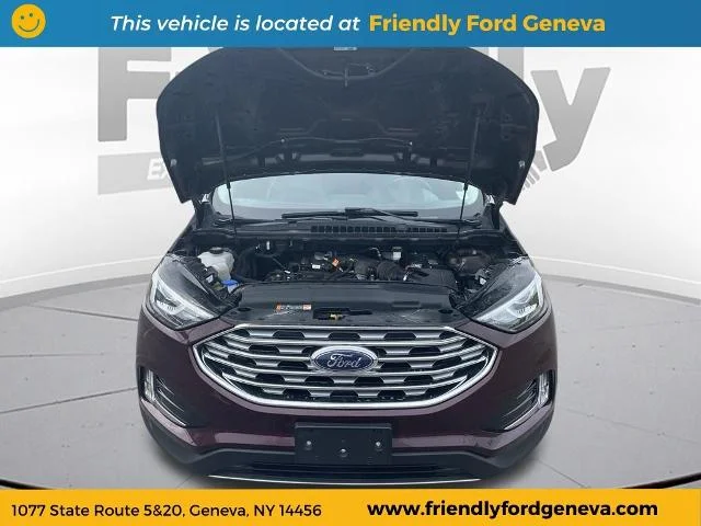 Used 2020 Burgundy Velvet Metallic Tinted Clearcoat Ford SEL image 35