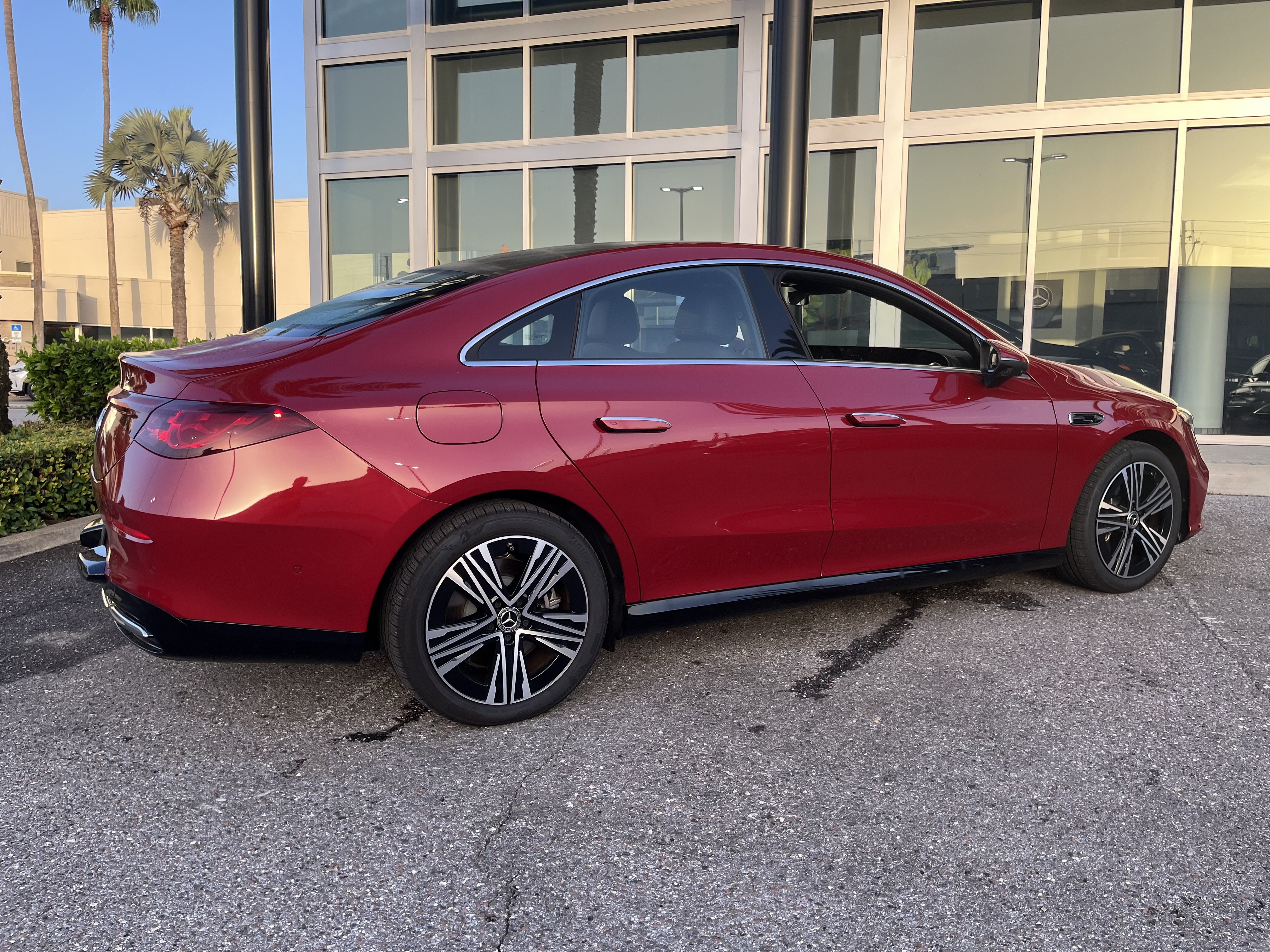 New 2026 MANUFAKTUR Patagonia Red Metallic Mercedes-Benz CLA 250+ image 5