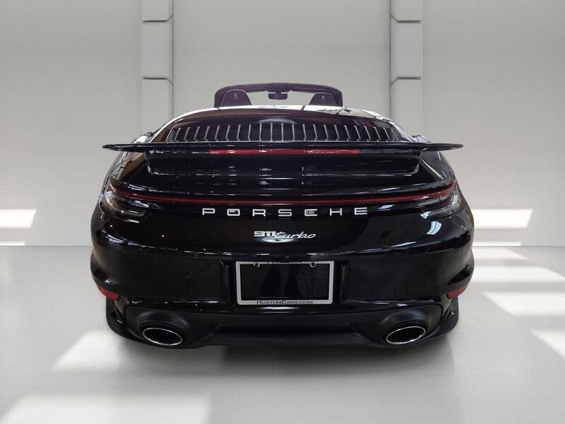 Used 2022 Black PORSCHE TURBO CABRIOLET image 4