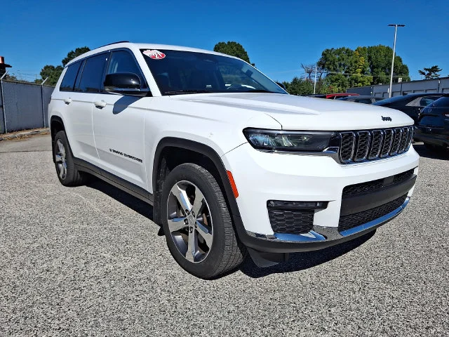 Used 2021 White Jeep Limited image 1
