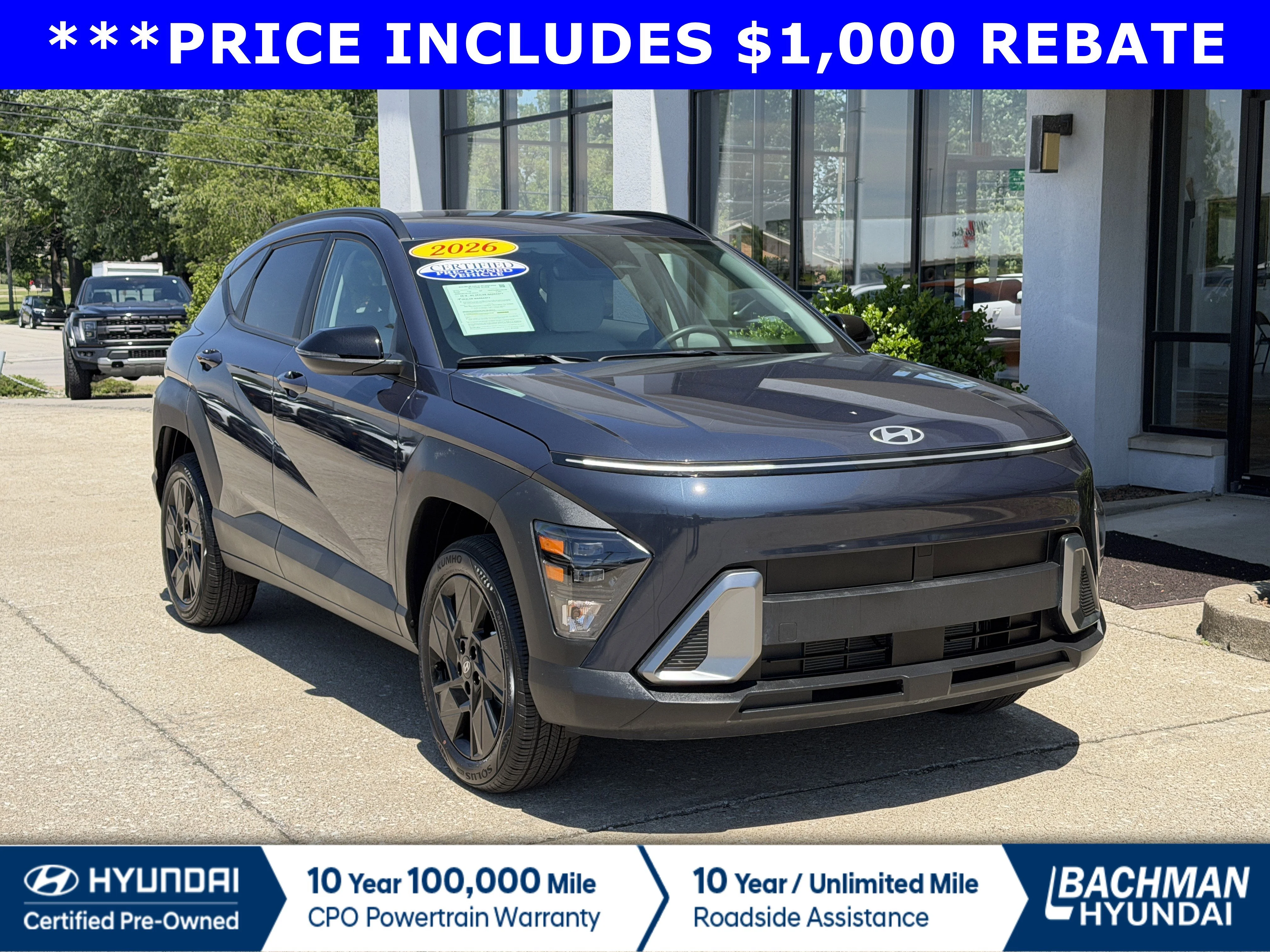 Used 2026 Denim Blue Pearl Hyundai SEL Sport image 1