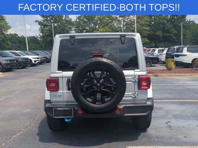 Used 2024 Silver Jeep Sahara 4xe image 4