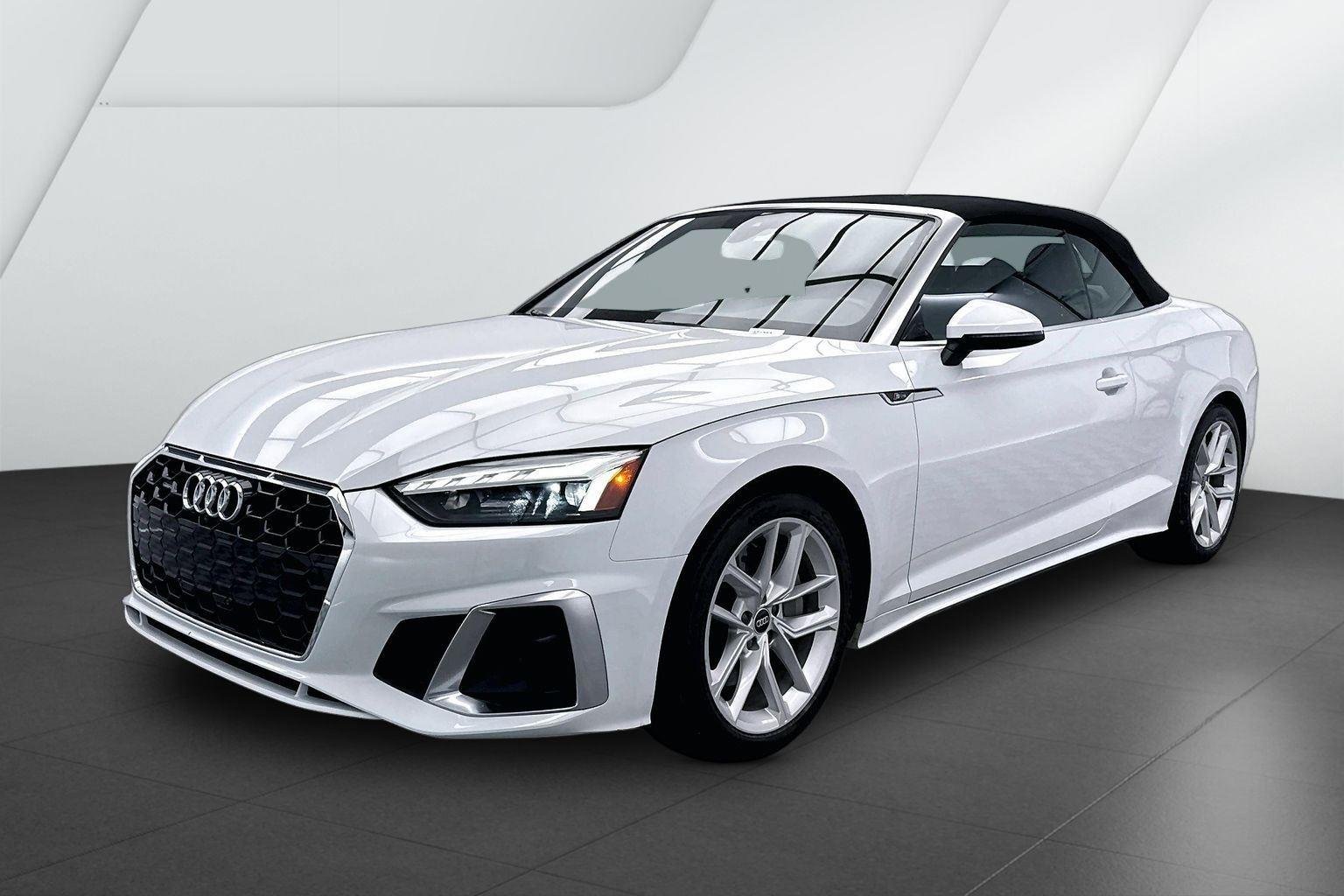 Used 2023 Glacier White Metallic/Black Roof Audi S line Premium Plus image 3
