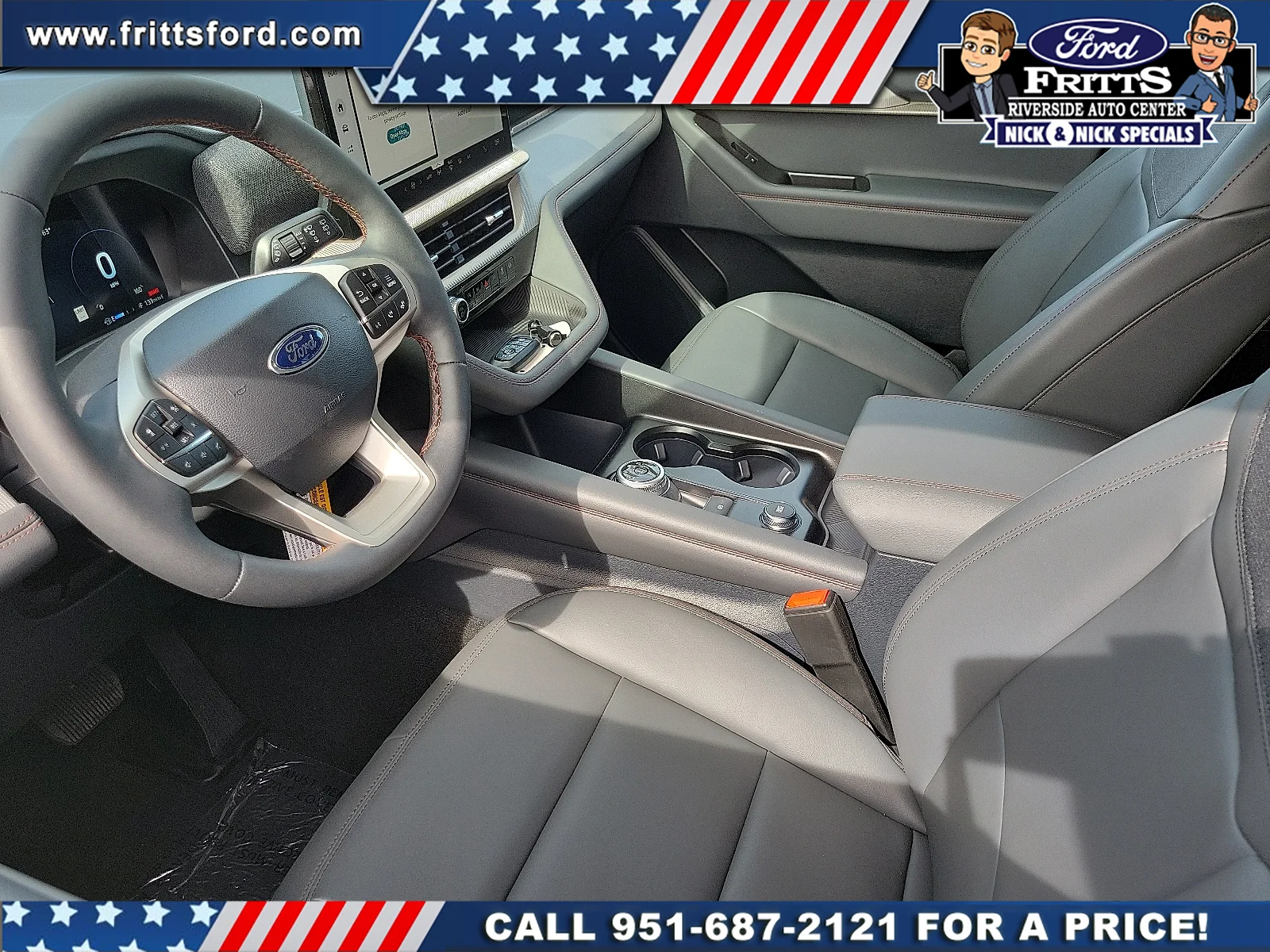 New 2026 Carbonized Gray Metallic Ford Active image 3