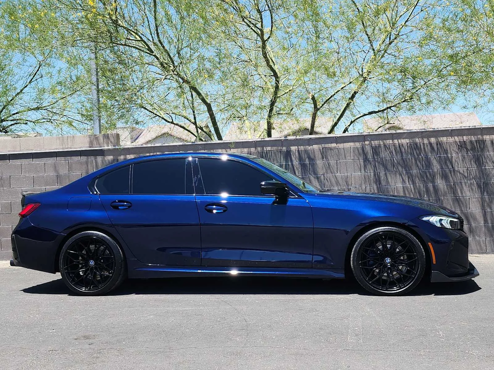 Used 2025 Tanzanite Blue II Metallic BMW M340i image 9