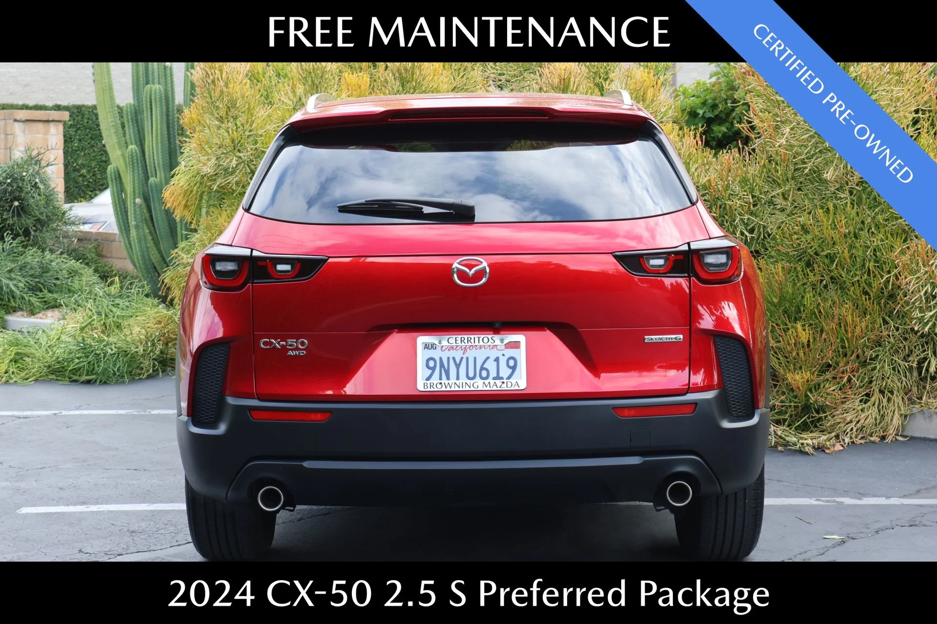 Certified Used 2024 Red Mazda 2.5 S Preferred Package image 4