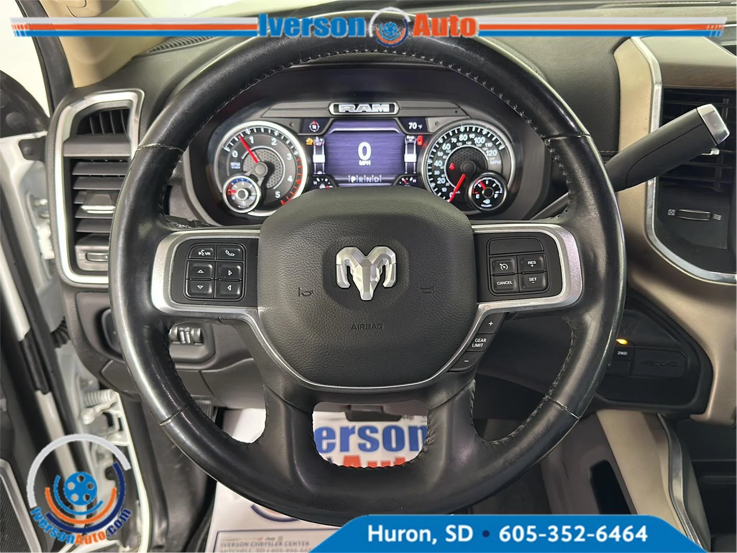 Used 2022 Bright White Clearcoat Ram Laramie image 16