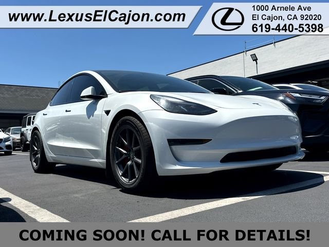 Used 2023 Tesla Model 3 Base with VIN 5YJ3E1EA0PF549943 for sale in El Cajon, CA