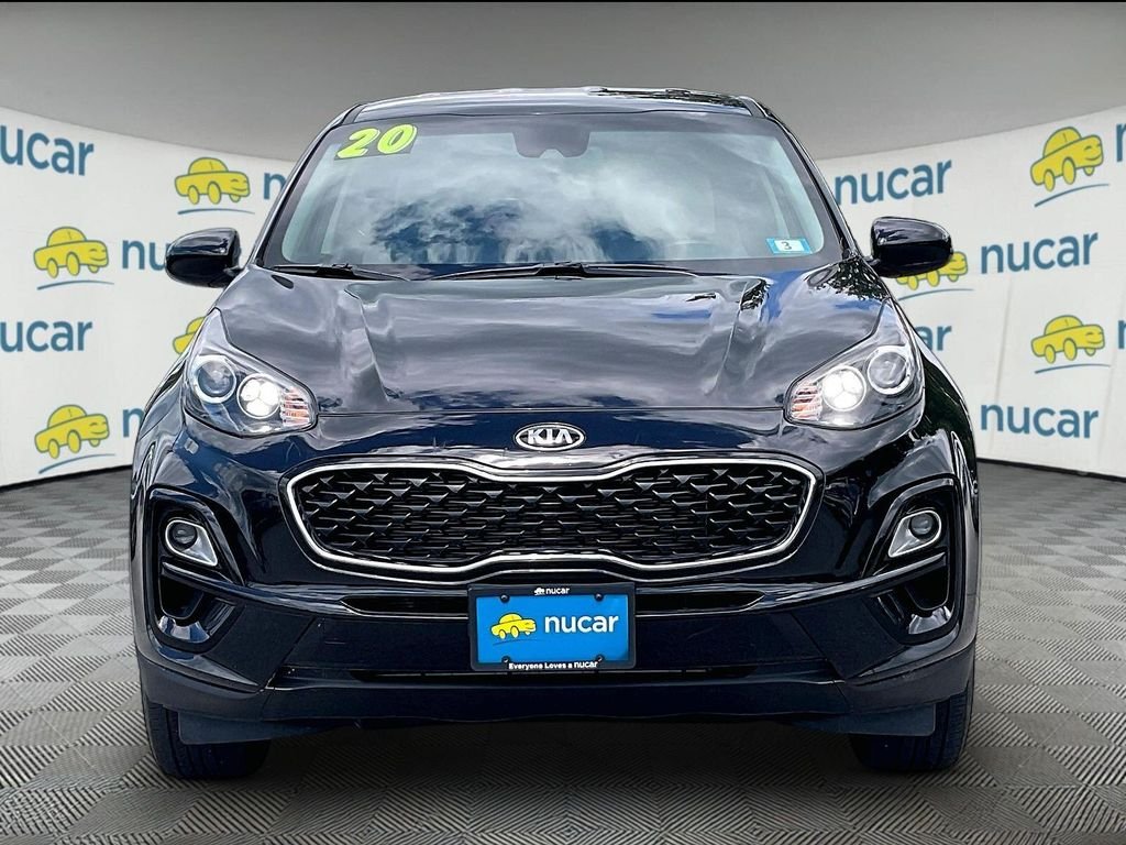 Used 2020 Black Cherry Pearl Kia LX image 2
