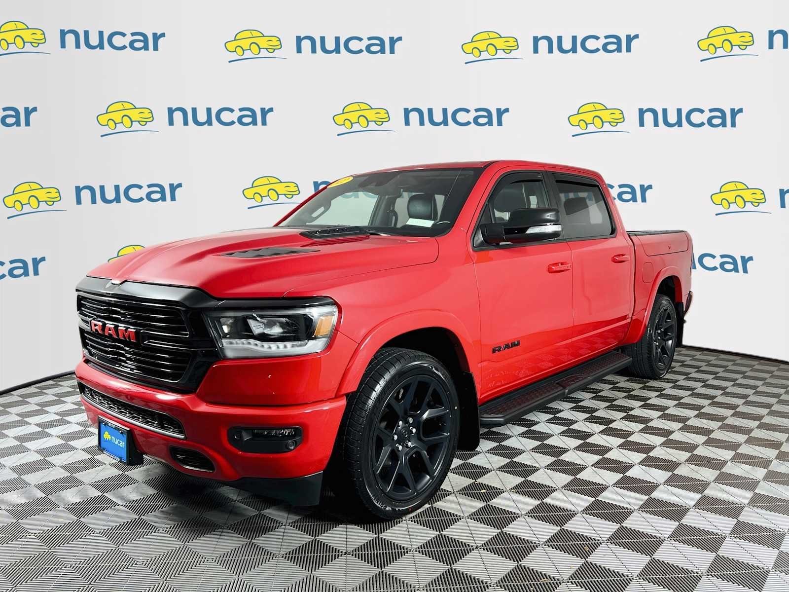 Used 2022 Flame Red Clearcoat Ram Laramie image 3