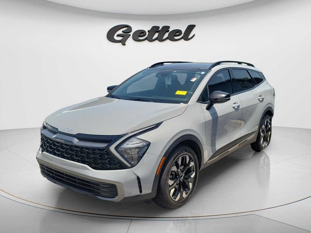 Certified Used 2023 Gray Kia X-Line image 1