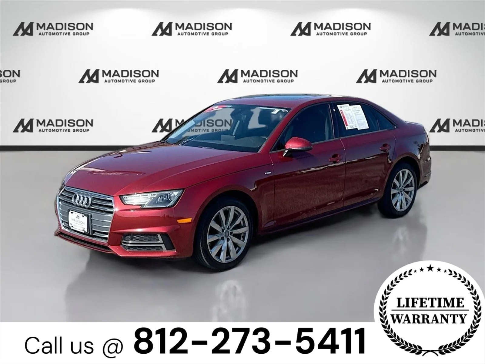 Used 2018 Matador Red Metallic Audi Premium image 1