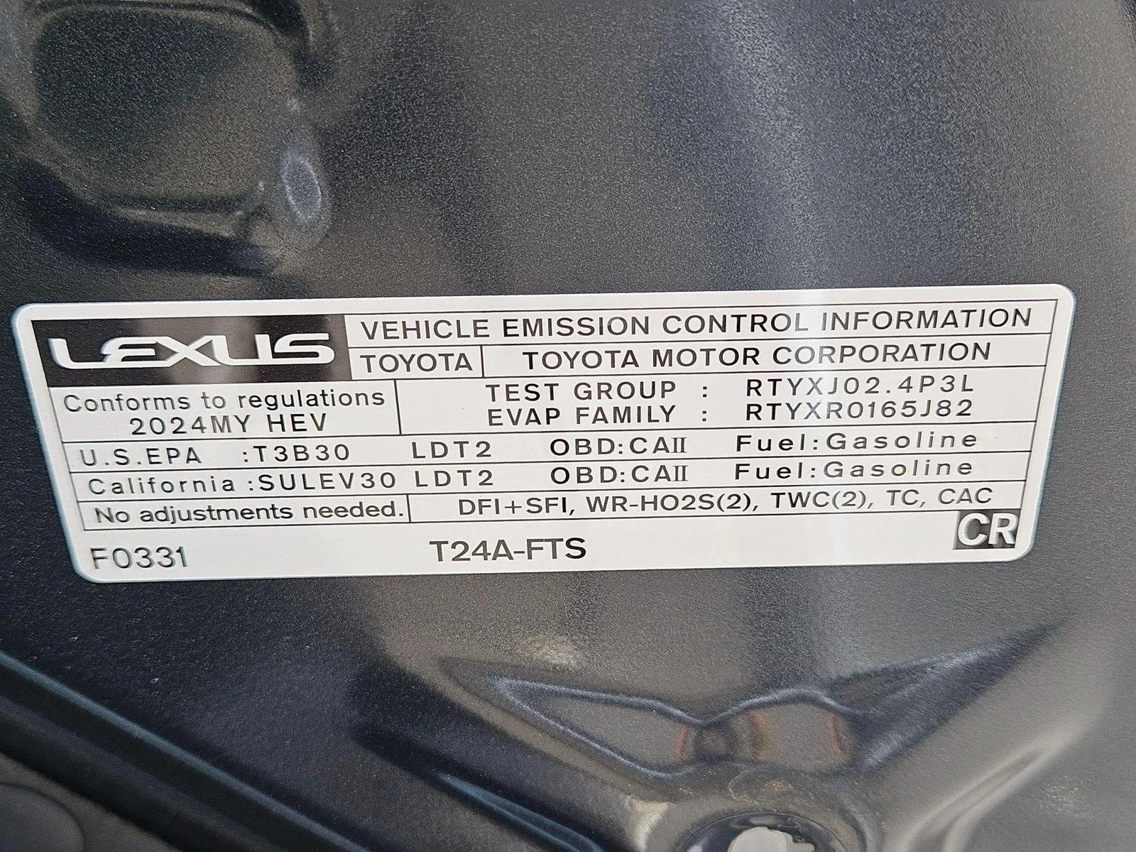 Certified Used 2024 Caviar Lexus RX 500h F SPORT Performance image 22