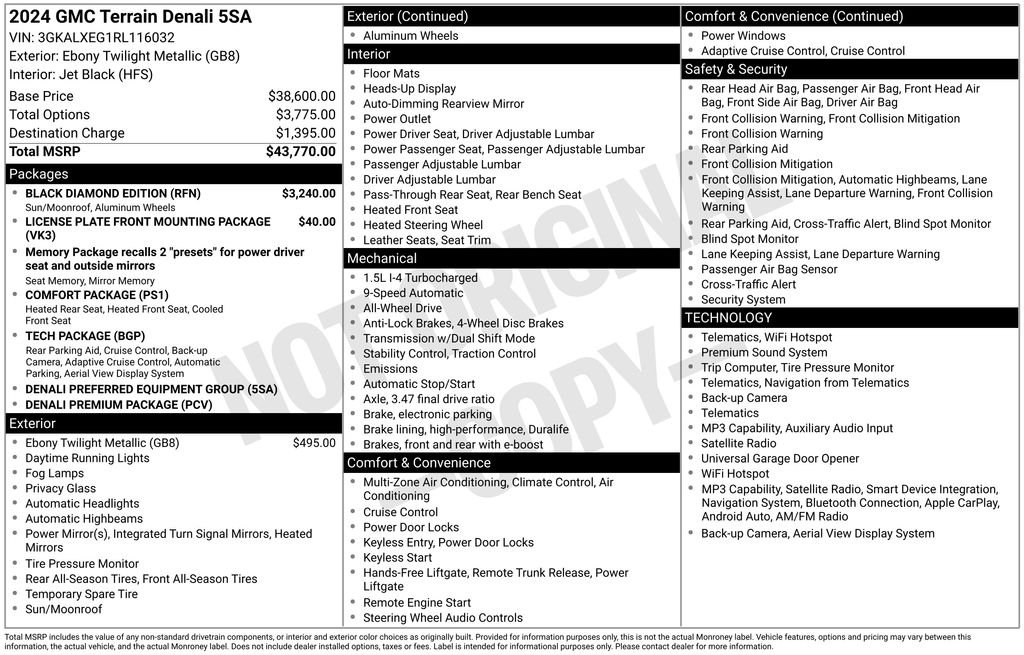 Used 2024 Black GMC Denali image 6