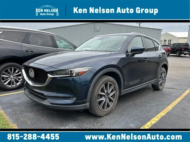 Used 2017 Blue Mazda Grand Touring image 1