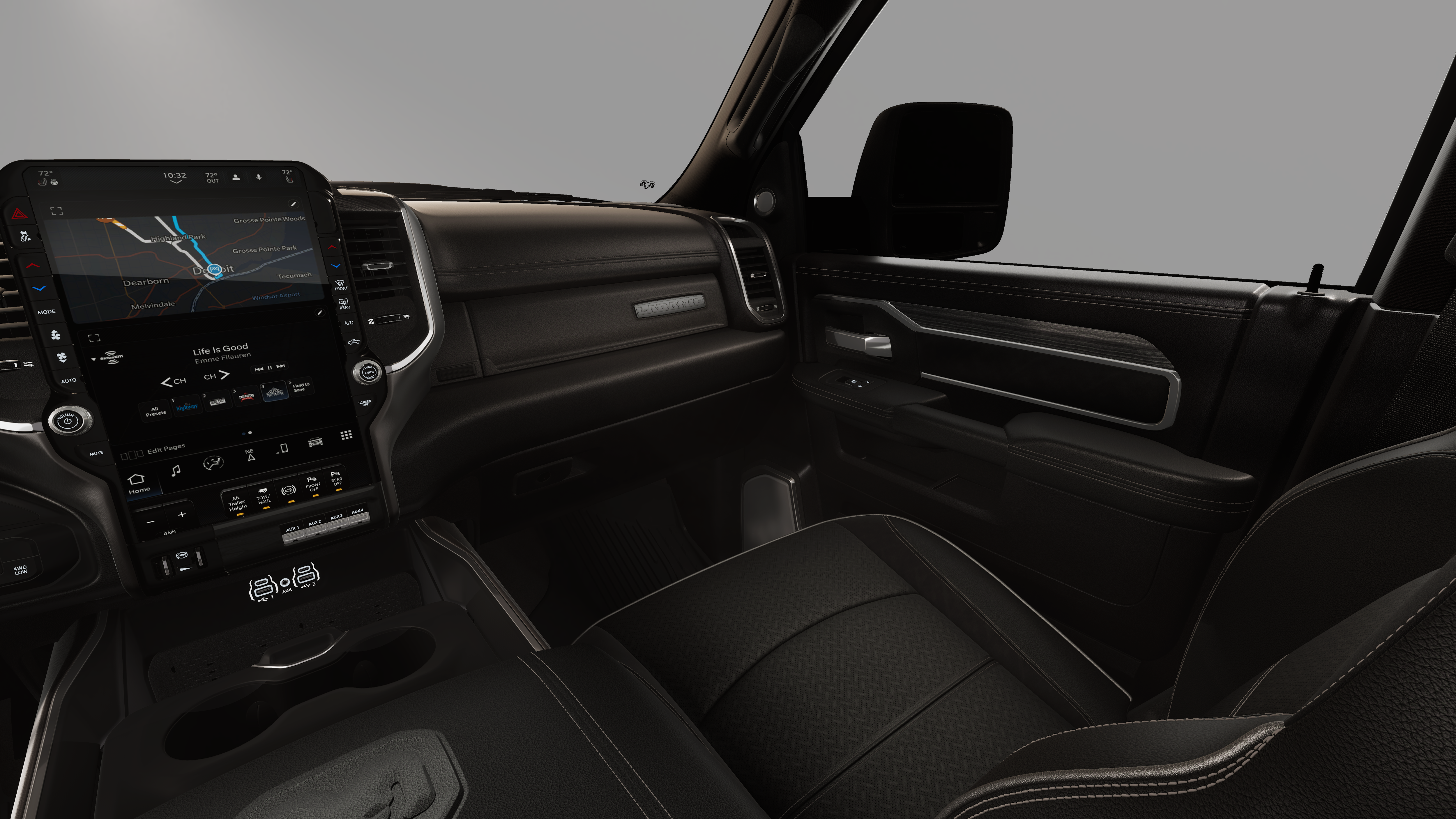 New 2026 Bright White Clear-Coat Exterior Paint RAM Laramie image 19