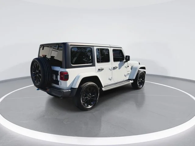 Used 2022 White Jeep Unlimited Sahara 4xe image 8