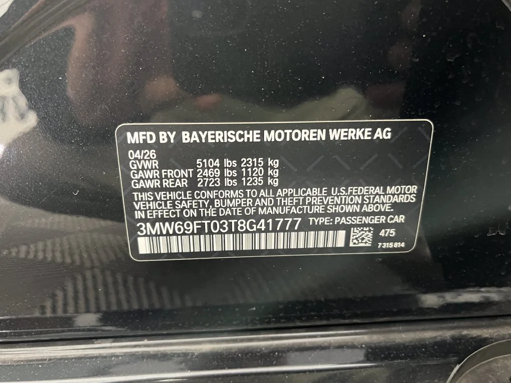 Used 2026 Black Sapphire Metallic BMW M340i xDrive image 27