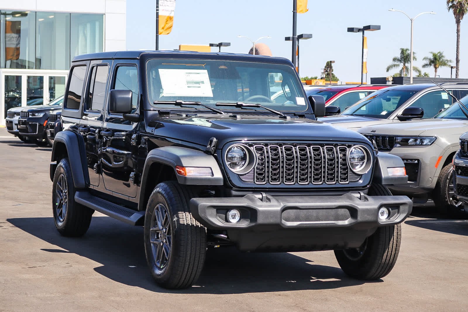 New 2027 Black Clear-Coat Paint Jeep Sport S image 3