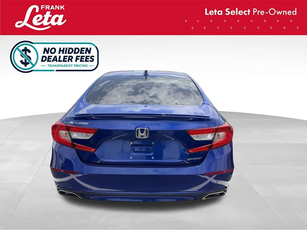 Certified Used 2019 Blue Honda Sport image 4