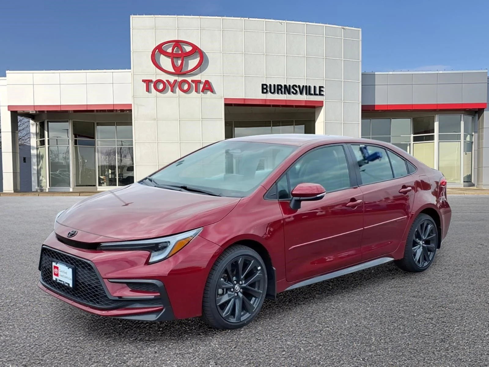 Certified Used 2024 Red Toyota SE image 8