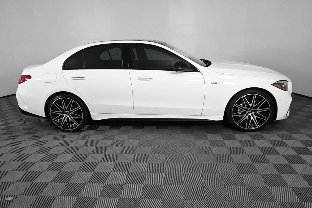 New 2026 Polar White Mercedes-Benz AMG® C 43 4MATIC® Sedan image 24