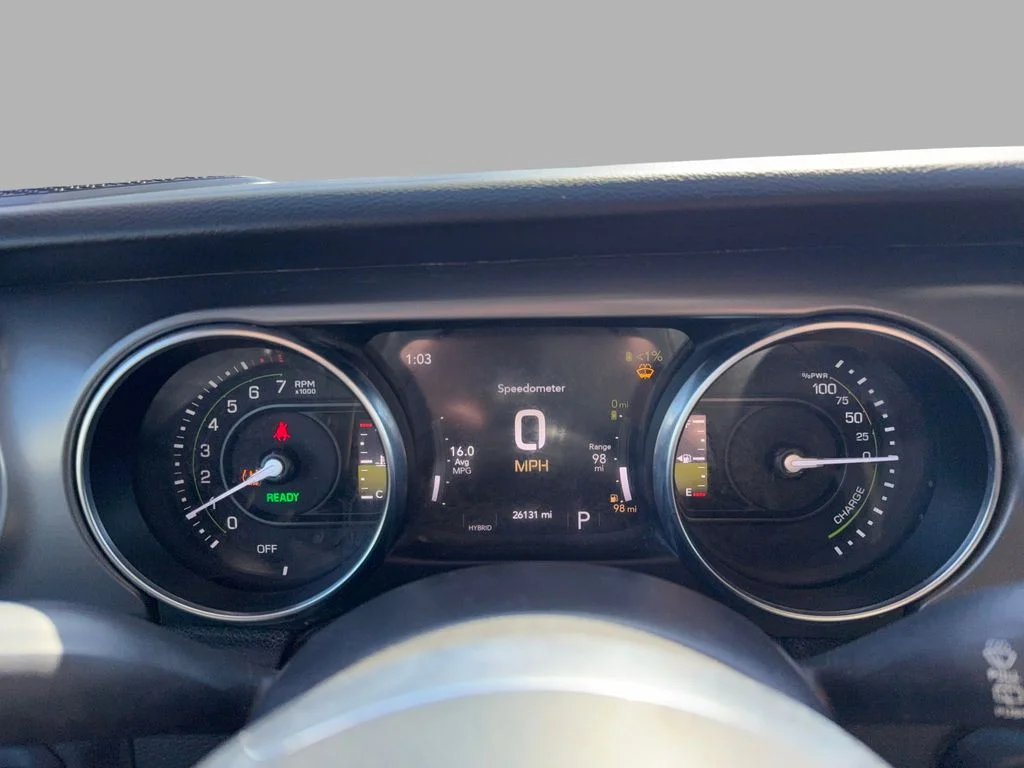 Used 2022 Red Jeep Unlimited Rubicon 4xe image 17