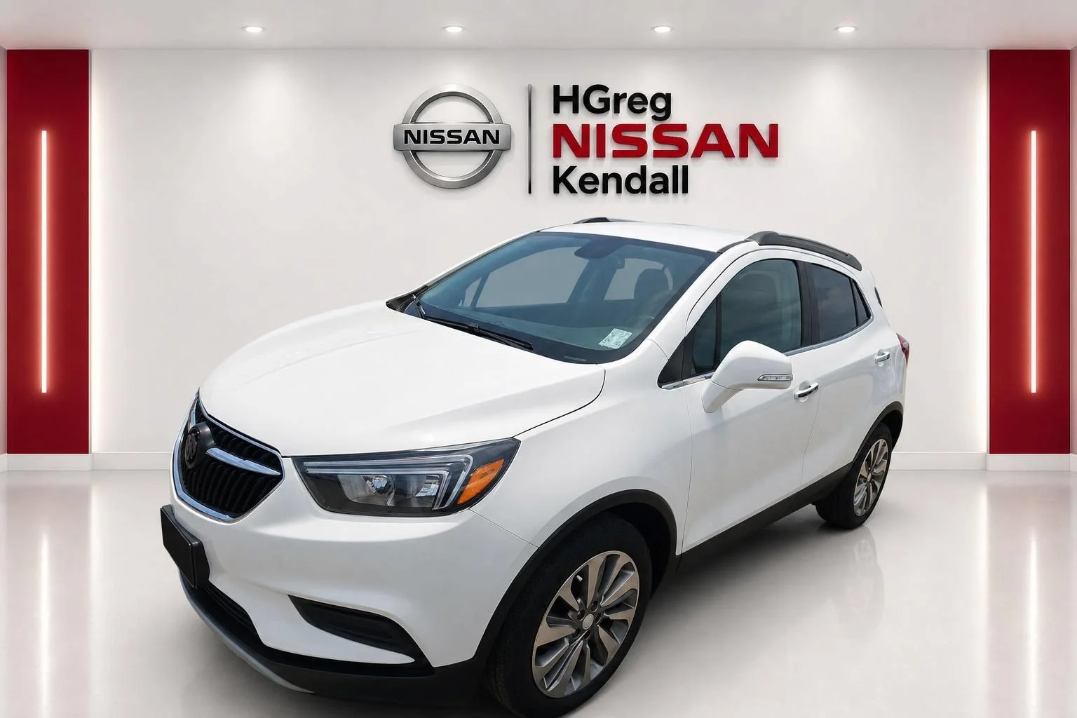 Used 2019 White Buick Preferred image 3