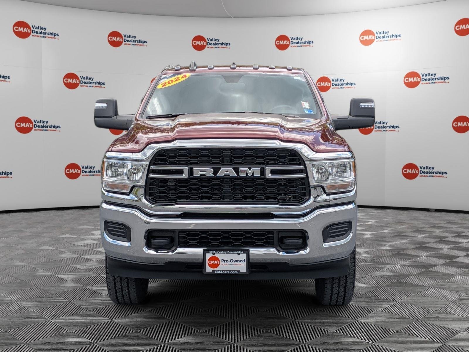 Used 2024 Delmonico Red Pearlcoat Ram Tradesman image 2