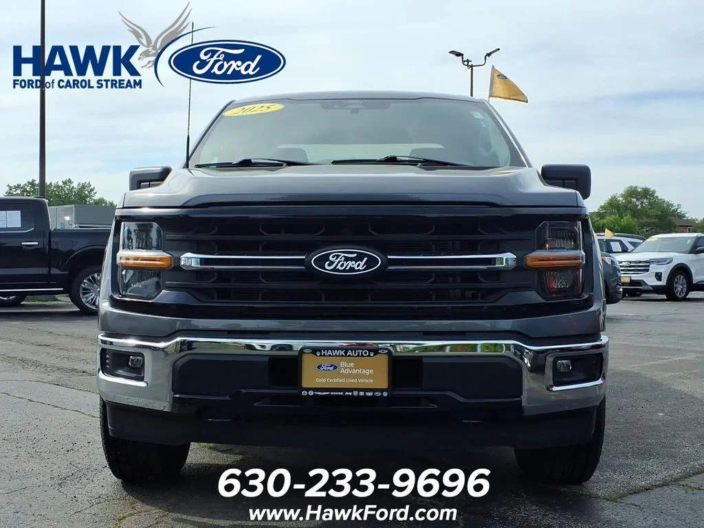Certified Used 2025 Gray Metallic Ford XLT image 2