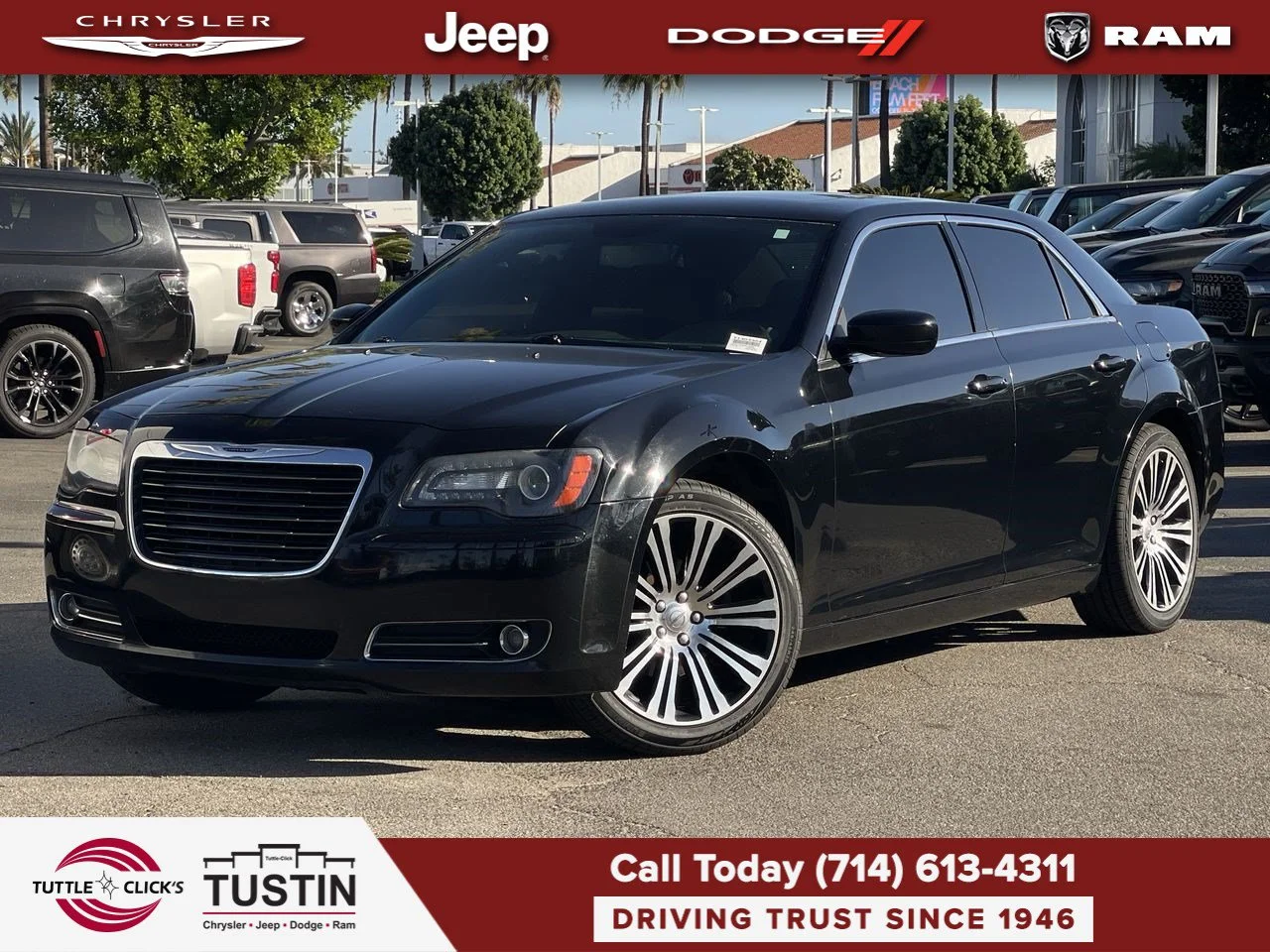 Used 2014 Gloss Black Chrysler 300S image 1