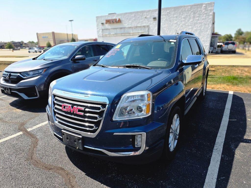 Used 2017 Slate Blue Metallic GMC SLT image 2