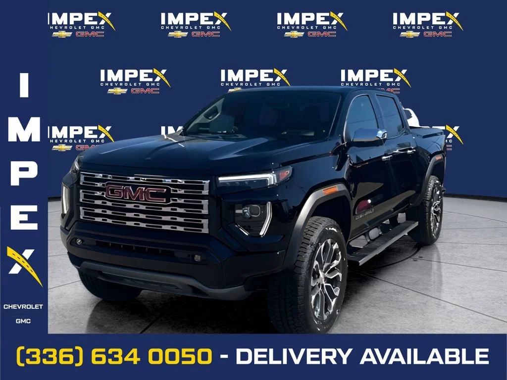 Onyx Black 2026 GMC Canyon Denali Crew Cab 4WD Pickup Truck Four-Wheel Drive