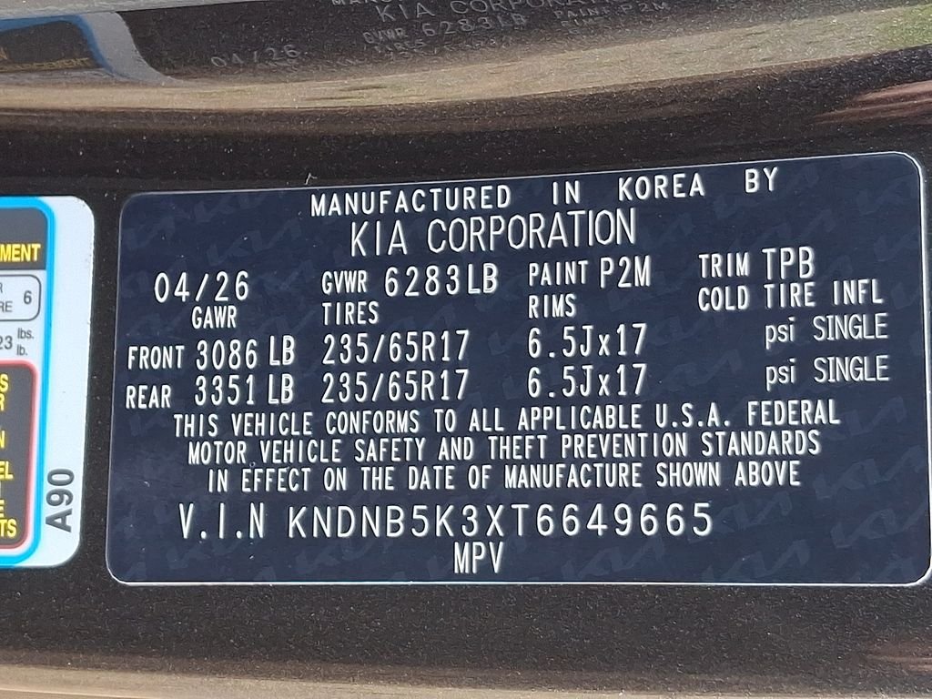 New 2026 Gray Kia LXS image 10