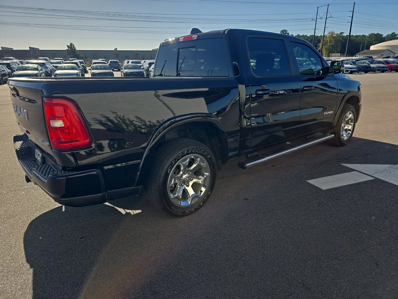 Used 2025 Diamond Black Crystal Pearlcoat Ram Big Horn/Lone Star image 4