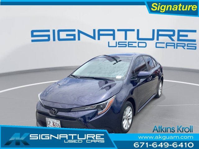 Used 2024 Blue Toyota LE image 1
