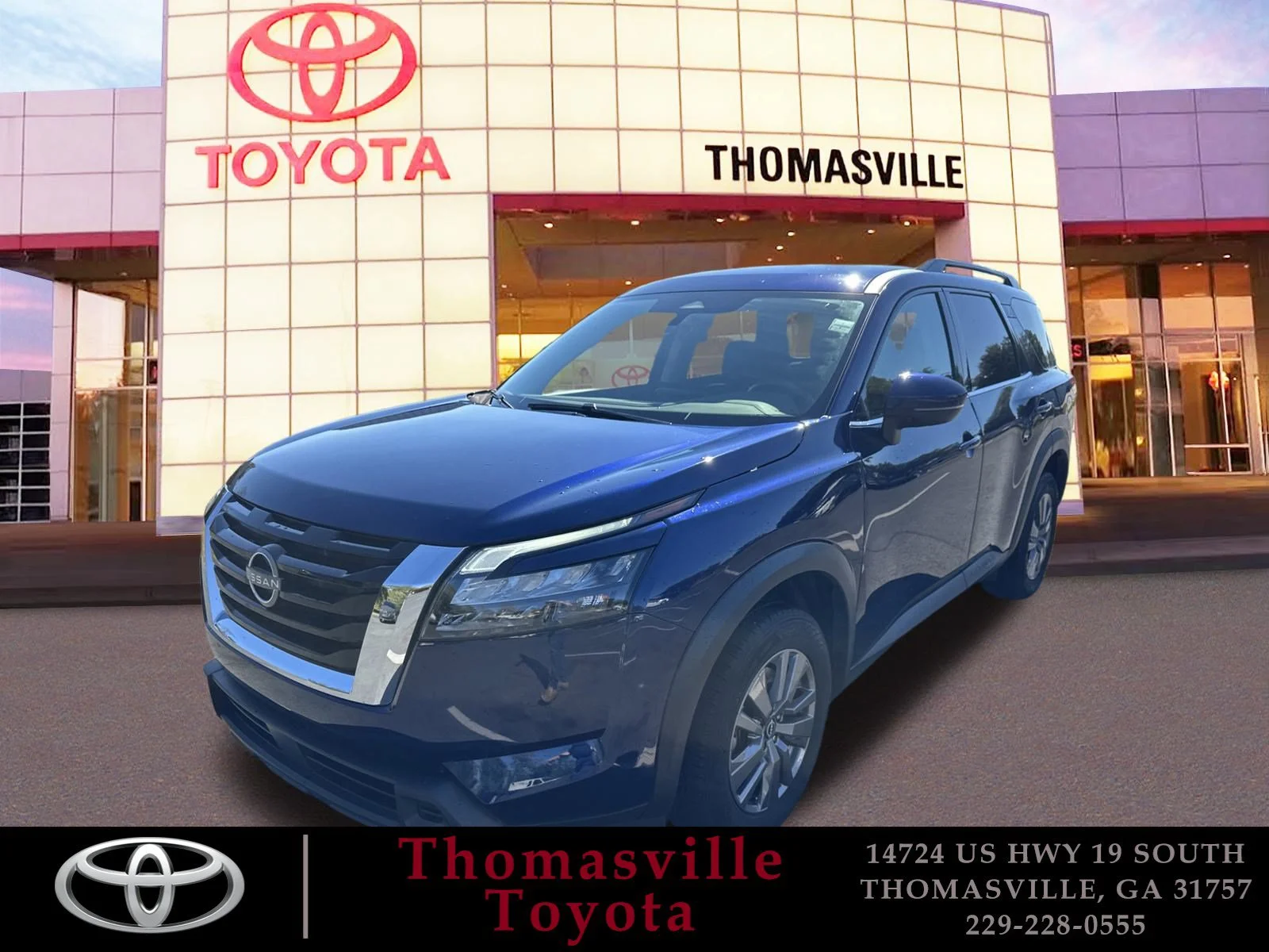 Used 2025 Deep Ocean Blue Pearl Nissan  image 1