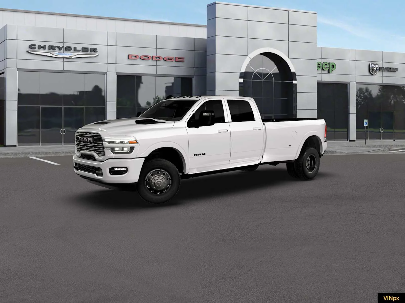 New 2026 Bright White Clear-Coat Exterior Paint RAM Limited image 2