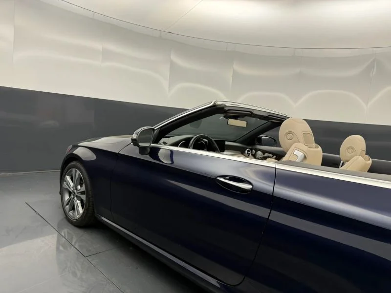 Used 2019 Blue Mercedes-Benz C 300 4MATIC® Cabriolet 2D image 42