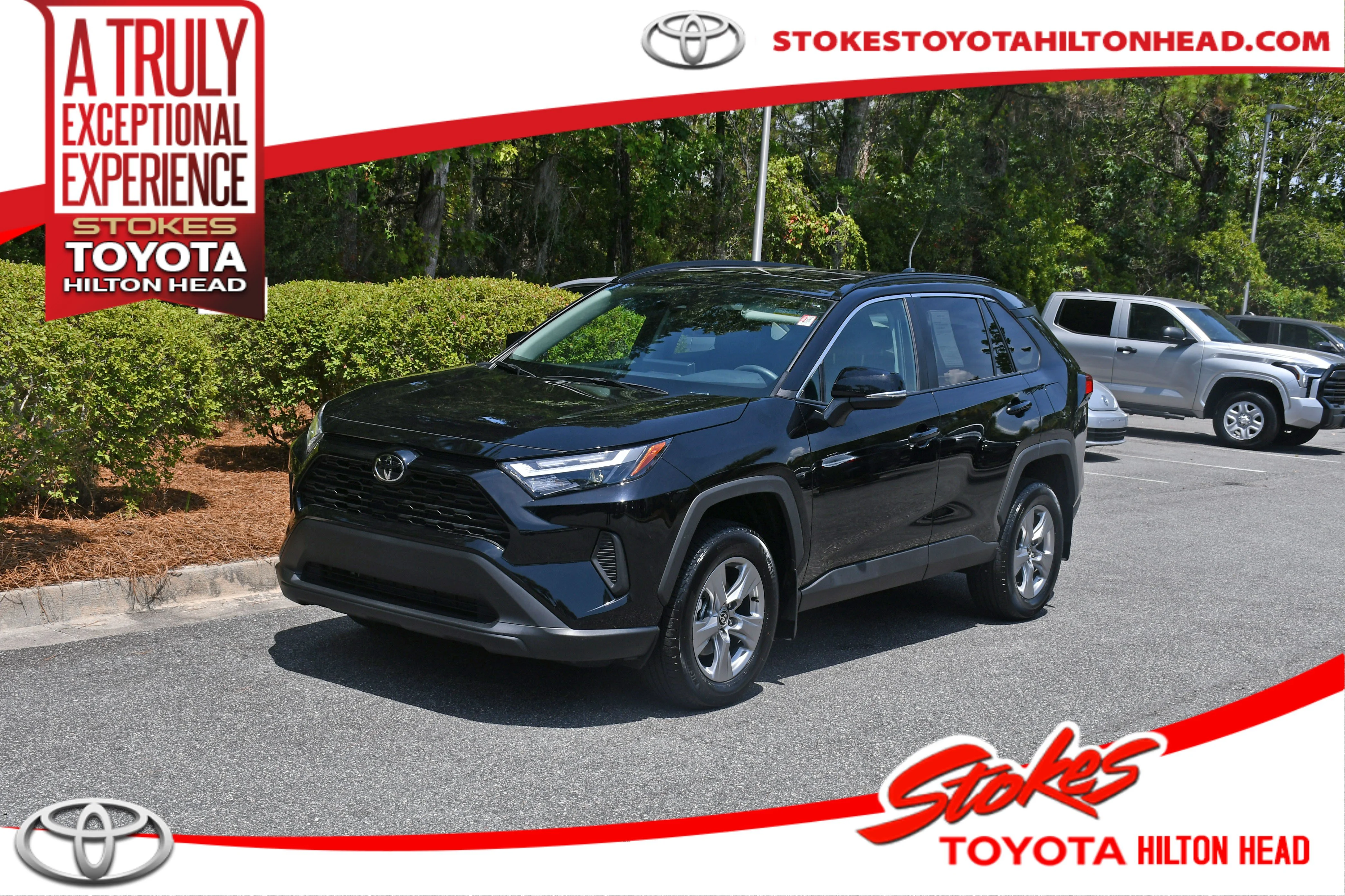 Certified Used 2025 Black Toyota XLE image 1