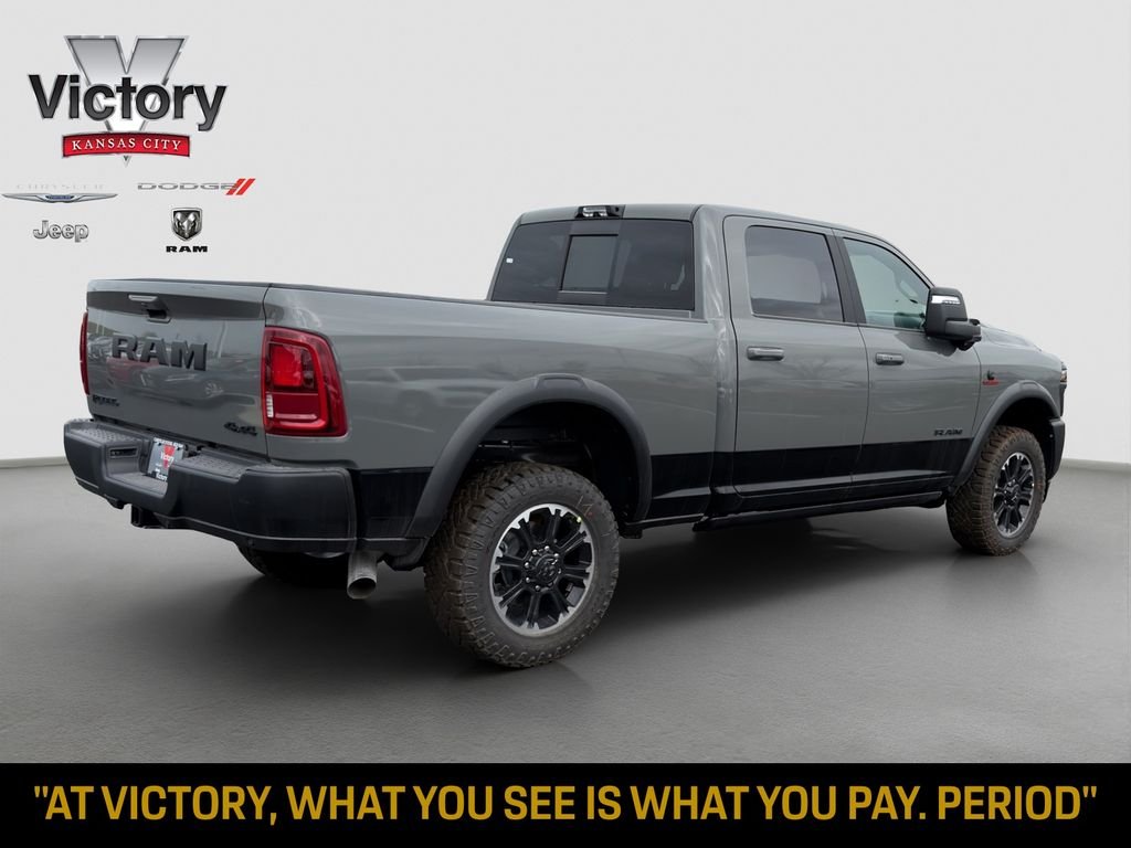 New 2026 Ceramic Gray Clear-Coat Exterior Paint RAM Rebel image 7
