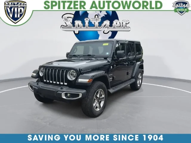 Used 2021 Black Jeep Unlimited Sahara image 7